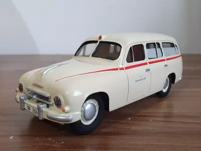 Skoda 1200 ambulance 3D print model