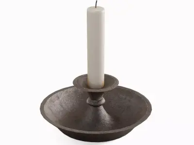 Candle Holder 02 Low-poly 3D model purchase