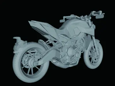 Yamaha Mt09 3D print model