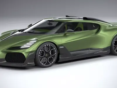 Bugatti Brouillard 2025 3D model