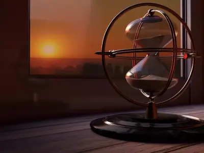 Hourglass 3D model