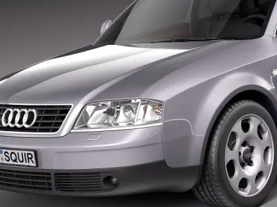 Audi A6 sedan 1997-2004 3D model