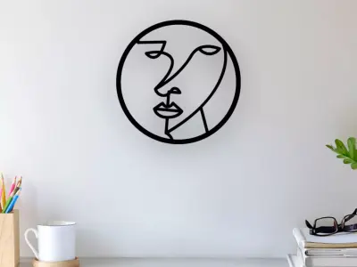 Abstract Wall Art 3D print model 41