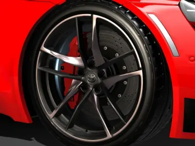 Toyota supra  3D print model