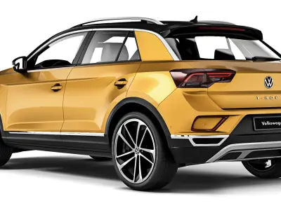 Volkswagen T-Roc 2022 3D model