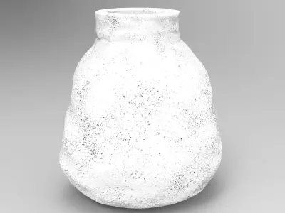 Ember Vase Low-poly 3D model