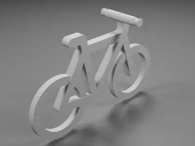 Bike model bicycle Free 3D print model