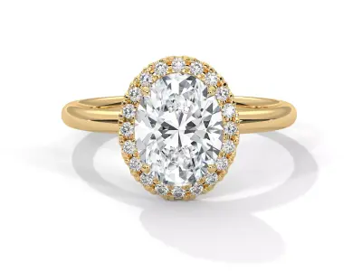 solitaire ring with detail images and 360 render videos 73 3D print model