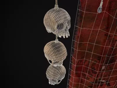 Savage RB War Banner Low-poly 3D model