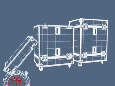 Flight Cases 3D model