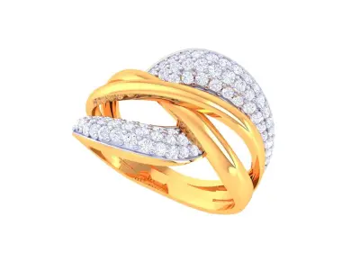 DIAMOND RING 3D print model 12