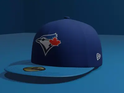 Toronto Blue Jays Baseball Hat 3D model