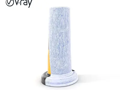 Traffic Cone Model Pack  HighDetail Surface Low-poly 3D model