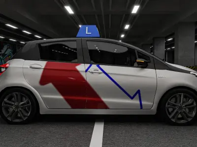 Toyota Yaris Hybrid 3D model