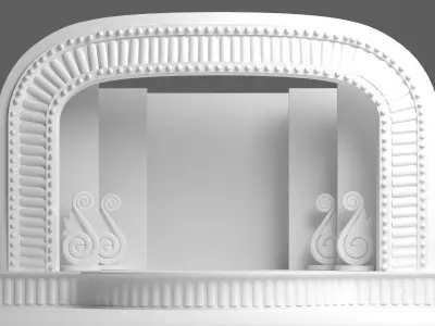 Wedding Stage 3D model