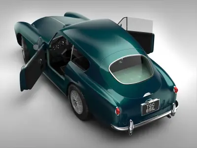 Aston Martin DB MKIII 1957 - 1959 3D model