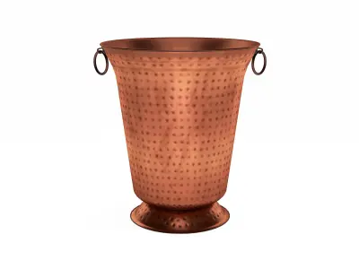 Copper Planter - High-Quality 3D Model for Indoor Plants 3D model