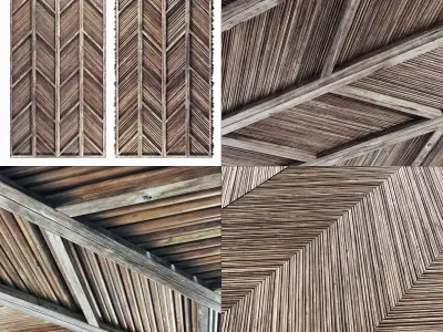 Ceiling diagonal branch straight n2 3D model
