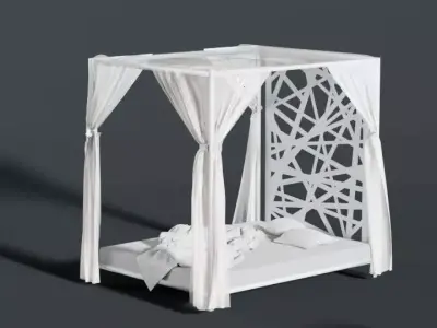 Exterior Garden Bed Free 3D model