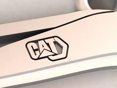 Excavator Charm Pendant 3D print model