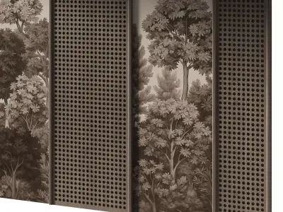 Decorative V86 Wall Panels 3D model