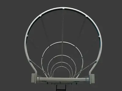 Exterior Metal Ladder Free low-poly 3D model