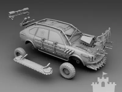 Hatchback 3D print model