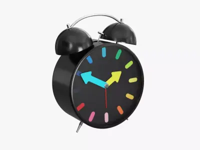 Alarm Clock PBR Low-poly 3D model