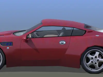 Roadster Sports Car 3D model