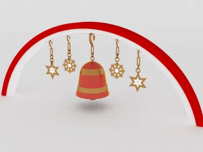Christmas Gates F4b 3D model