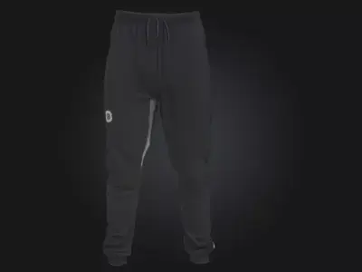 Black Joggers Design Casual Sportswear Model for Urban 3D model