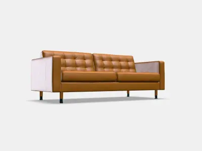 LANDSKRONA 3-seat sofa Low-poly 3D model