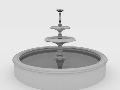 Classic Fountain 2 3D model