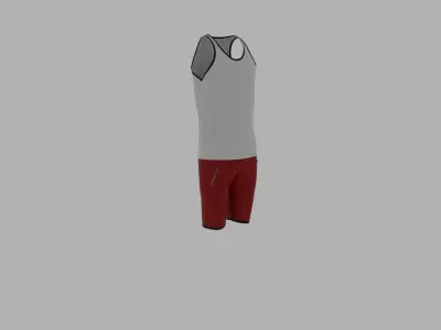 Sport Suit Low-poly 3D model get