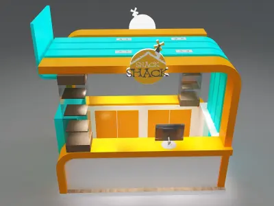 Booth Exhibition Stand a331c 3D model