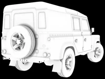 Land Rover Defender 3D model