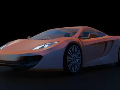 Maclaren mp4 3Dmodel in 3dsmax  3D model