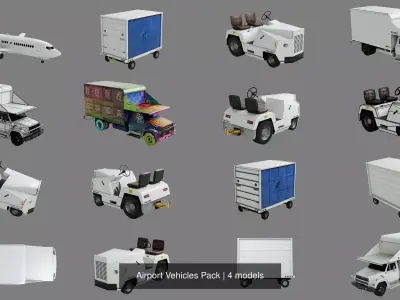 Airport Vehicles Pack