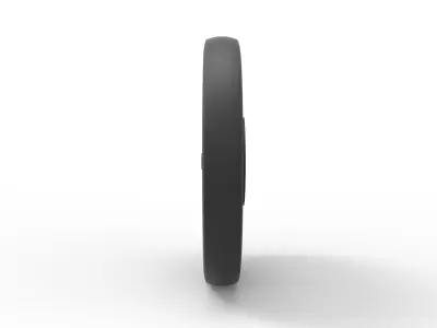 Front wheel from dragster 3D print model