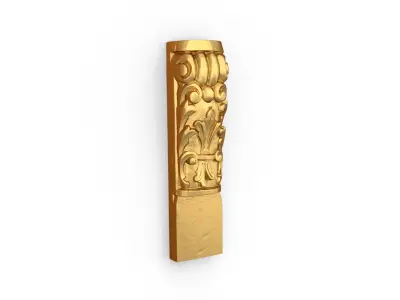 Classic decor ornament carved 24  3D model