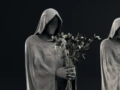 ancient statues 3D model