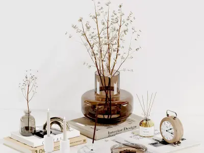 decorative set 1 3D model