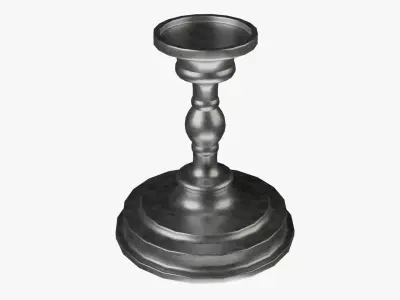 Candle Holder Low-poly 3D model