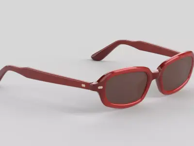 Malibu Eyewear Glasses Low-poly 3D model