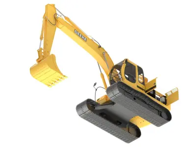 John Deere 200LC Hydraulic Excavator 3D model