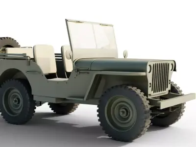 Jeep Willy 3D model 3D model