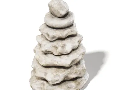 Rock Pile 3D Model 3D model