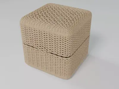 WICKER BASKET19 3D model