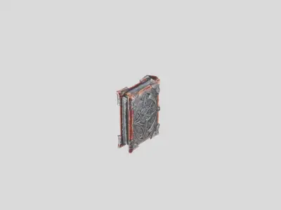 Charming Medieval Book Model Low-poly 3D model