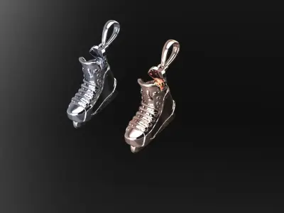 Skate  Shoes  Pendant 3D print model